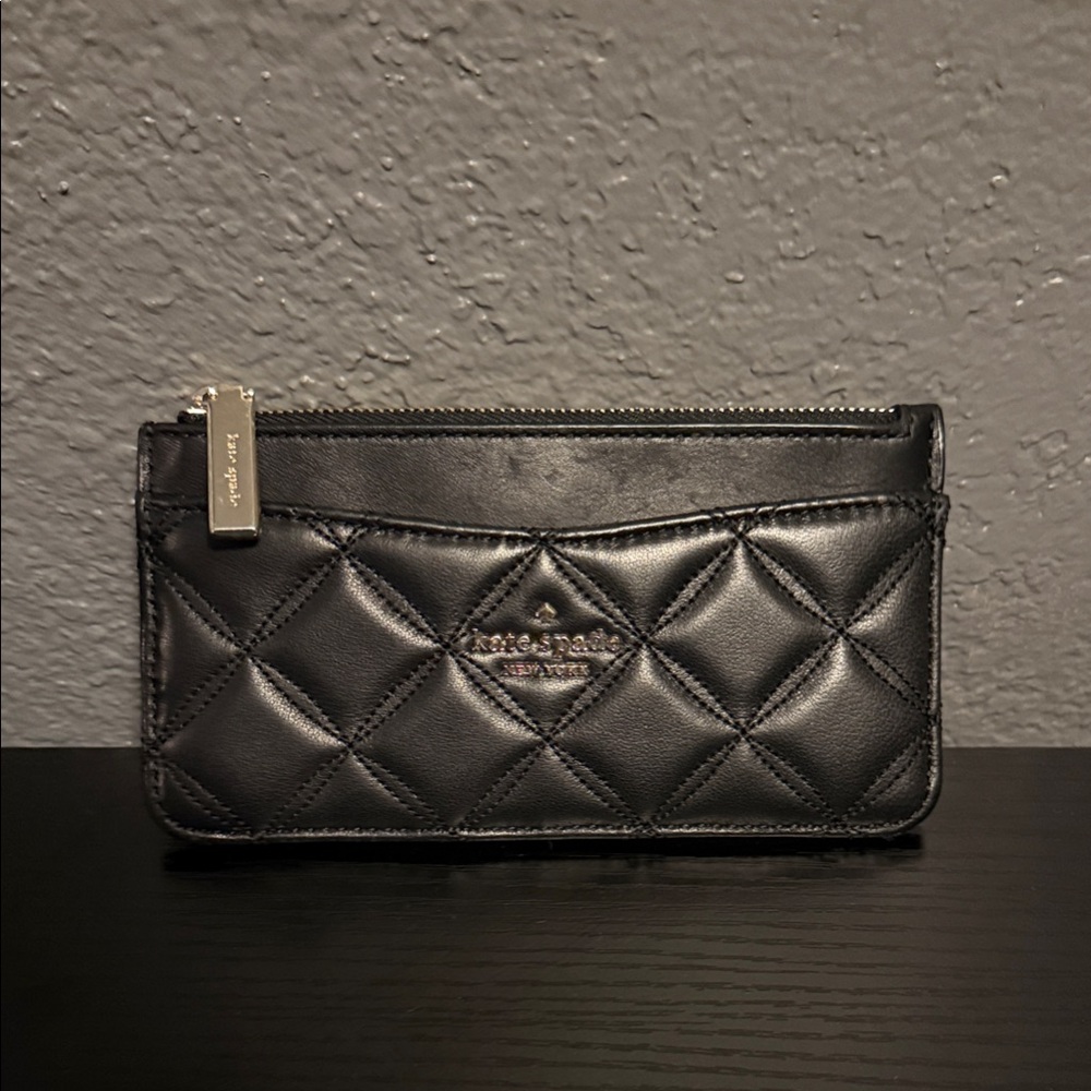 Kate Spade Black Quilted Wallet